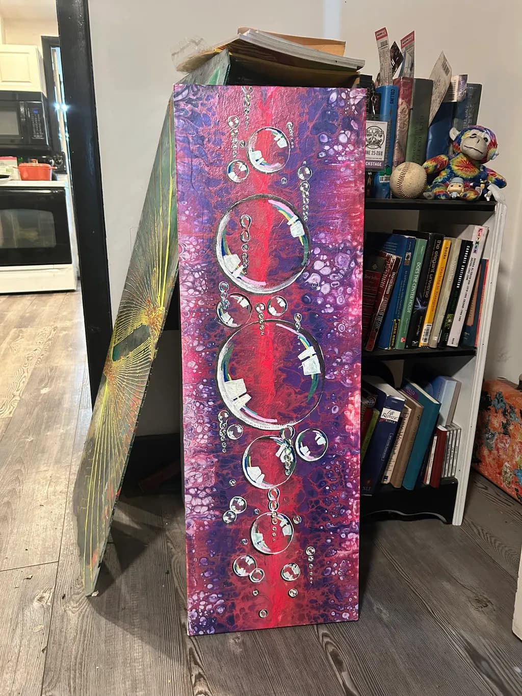 Crimson Bubble Cascade