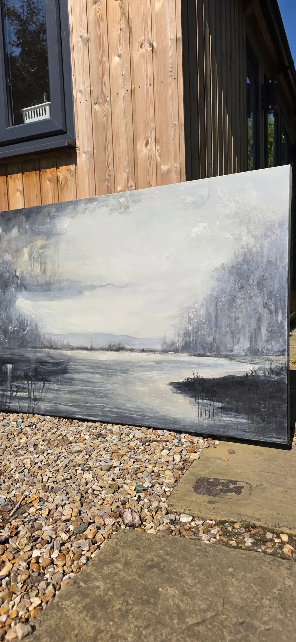 Misted Winter Lake
