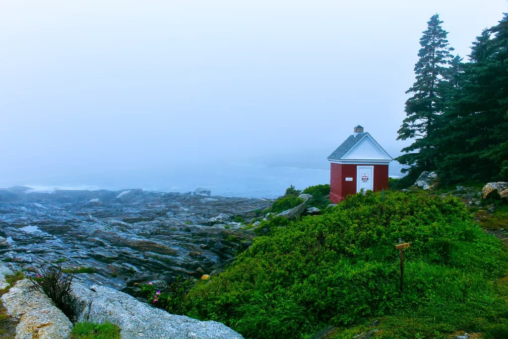 Maine Fog Coast
