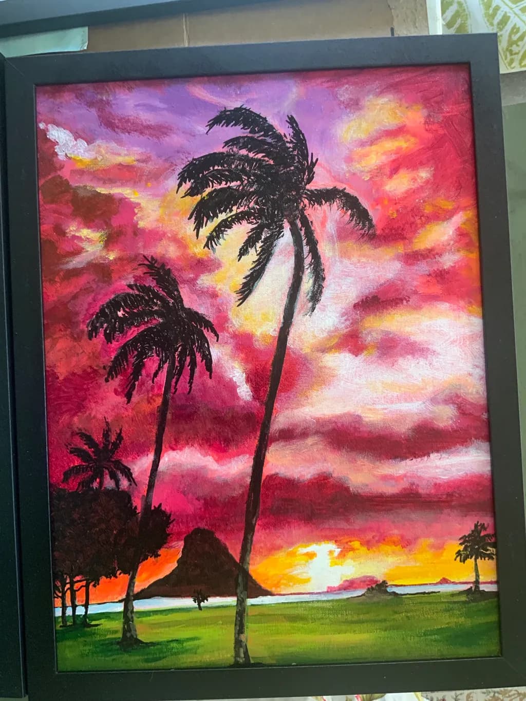 Tropical Palm Sunset