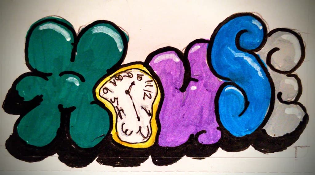 Graffiti Timepiece