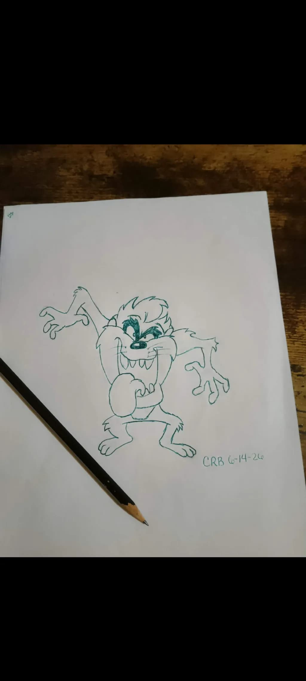 Grinning Tasmanian Devil