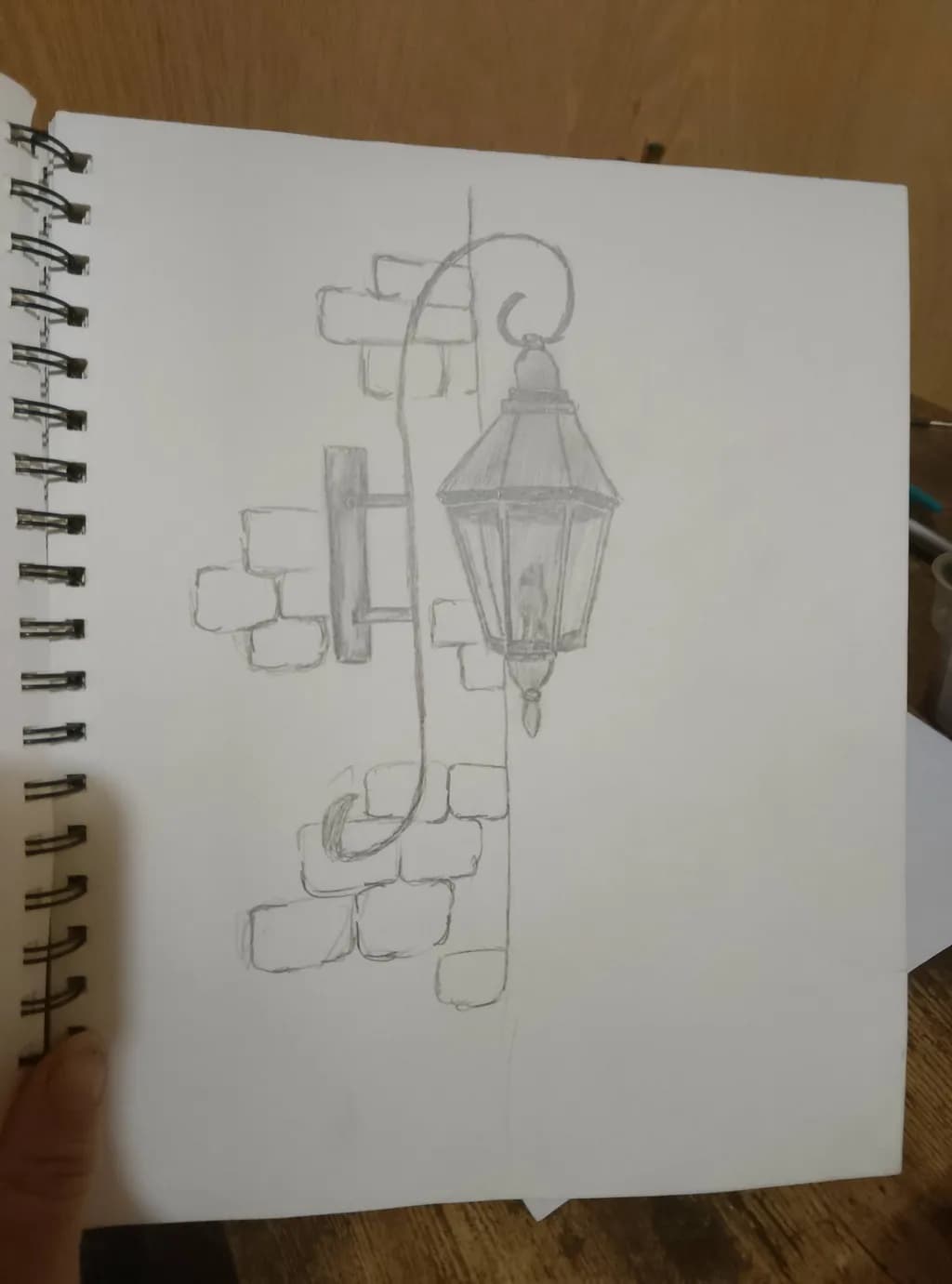 Brick Wall Lantern