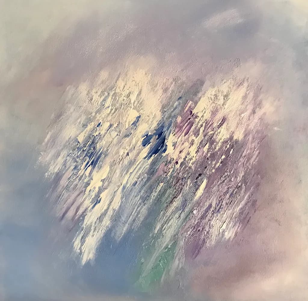 Mist-Clad Mountain Light