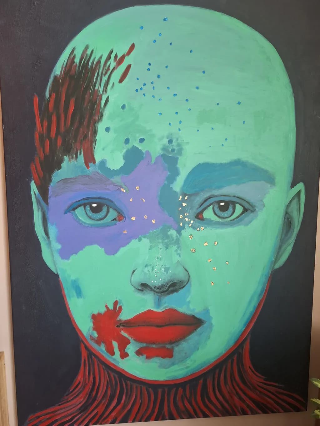 Prismatic Mask Portrait