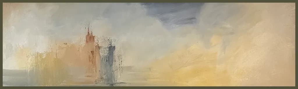Hazy City Silhouette