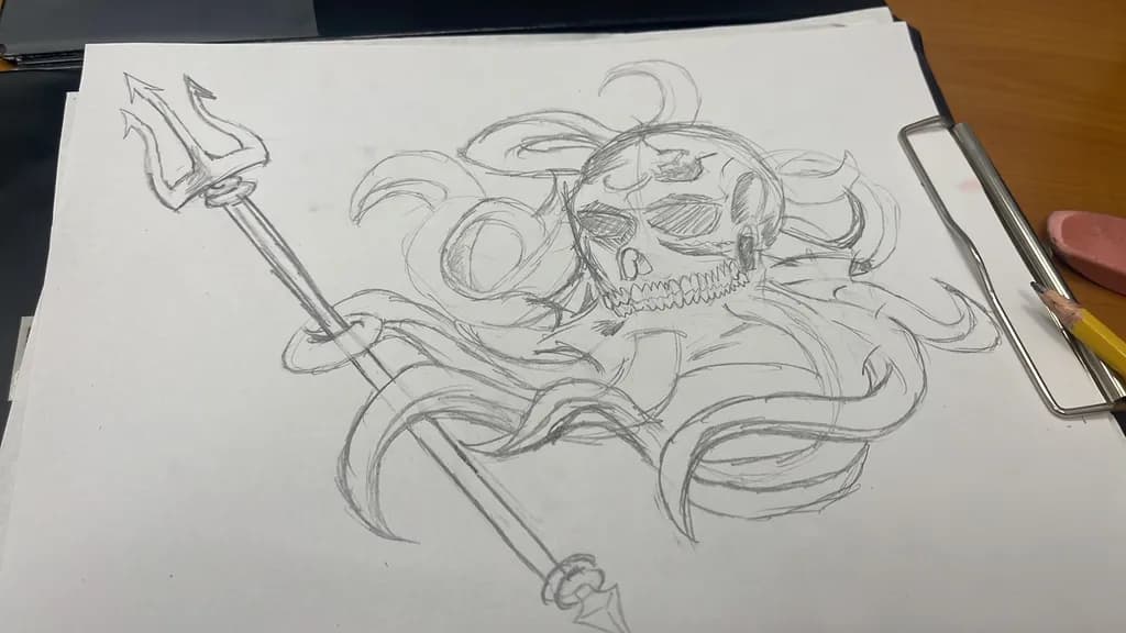 Trident Skull Revenant