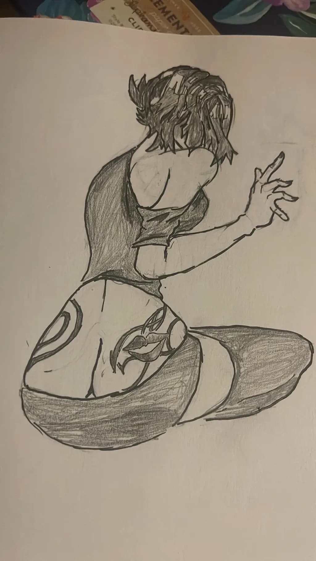 Winged Figure in Motion