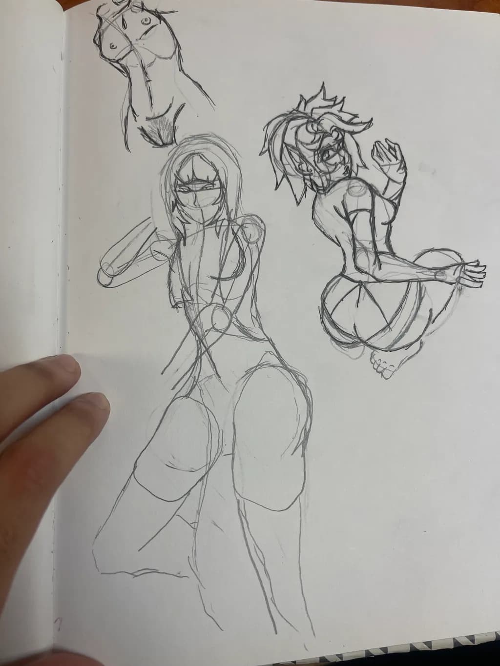 Character Sketchbook Trio