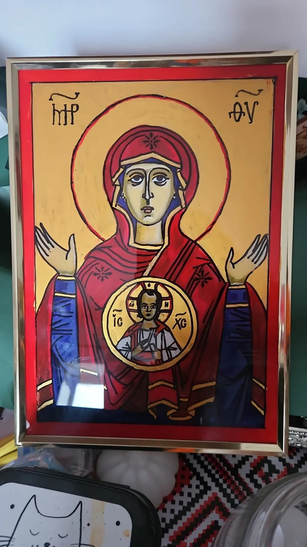 Mother and Child Icon