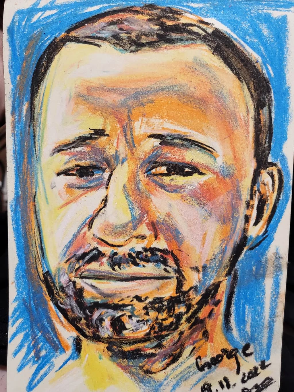 Colorful Bearded Portrait