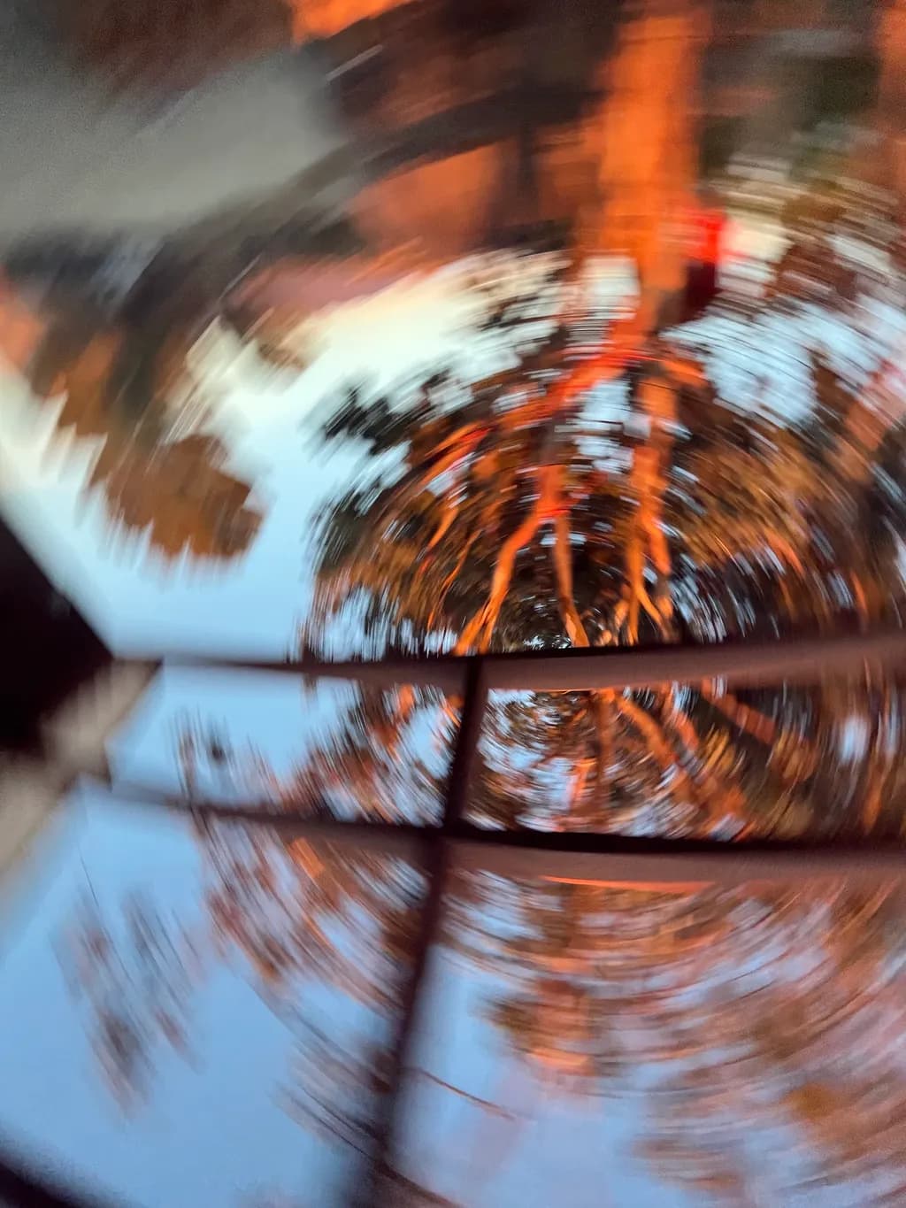 Copper Spiral Reflections