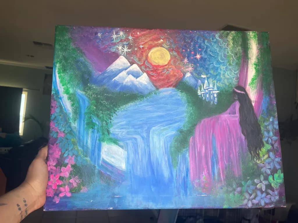 Moonlit Waterfall Kingdom