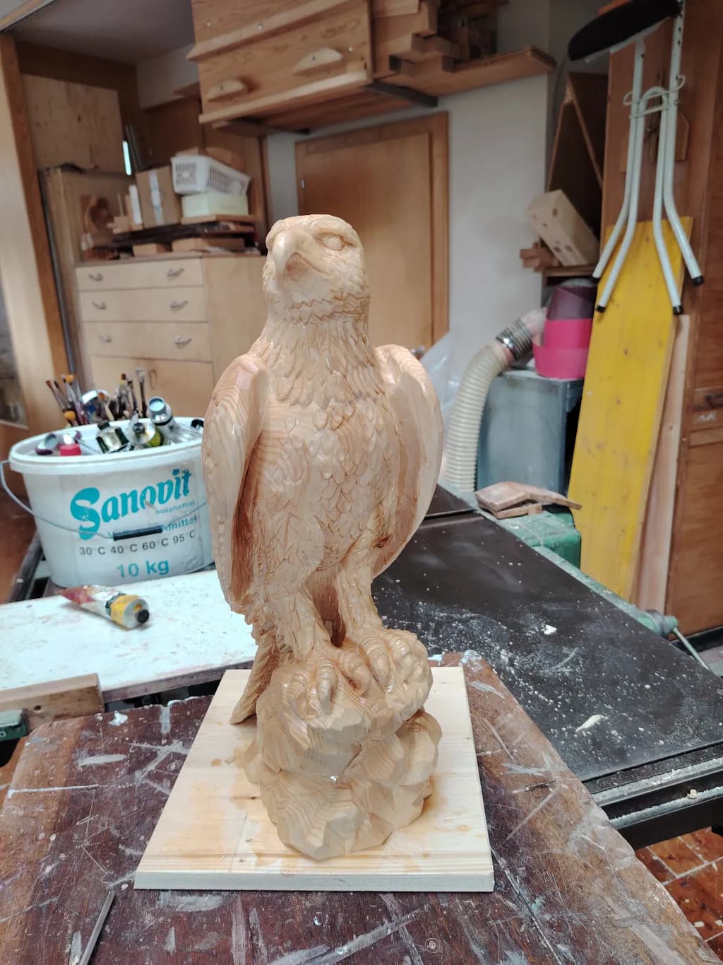 Carved Wooden Eagle