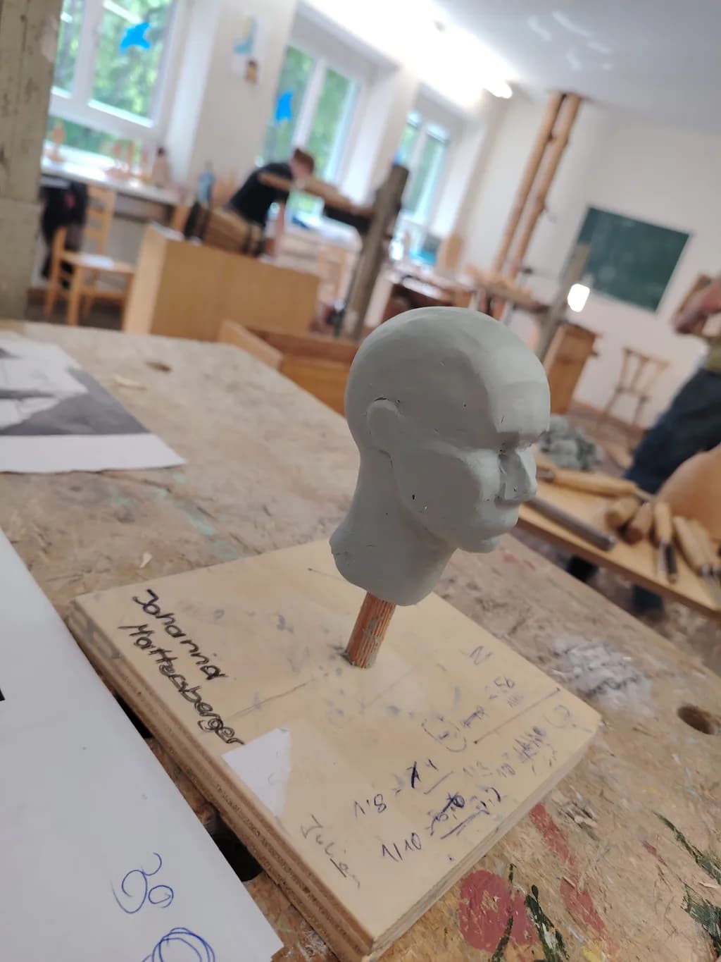 Clay Portrait Study