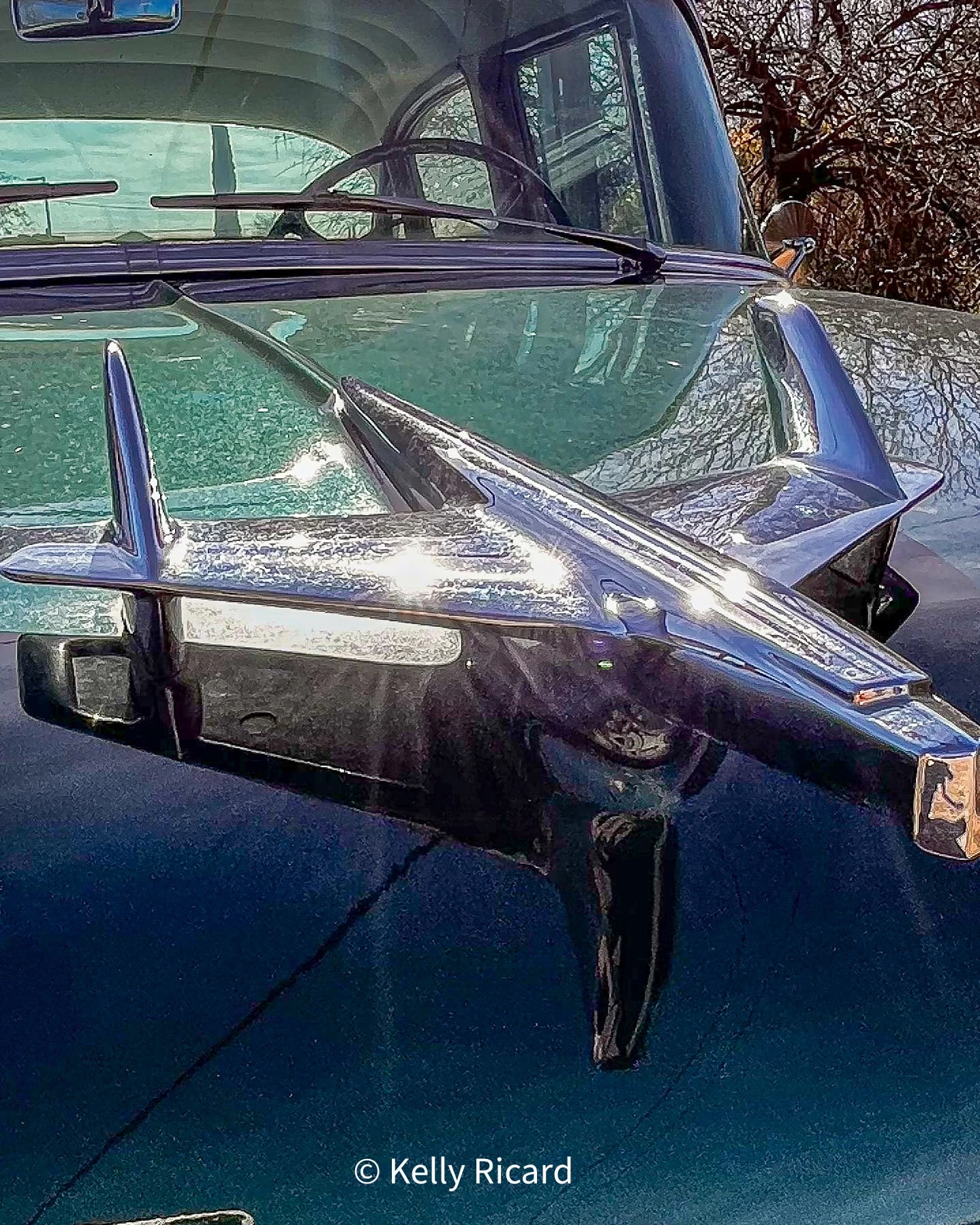 Chrome Tailfin Cadillac