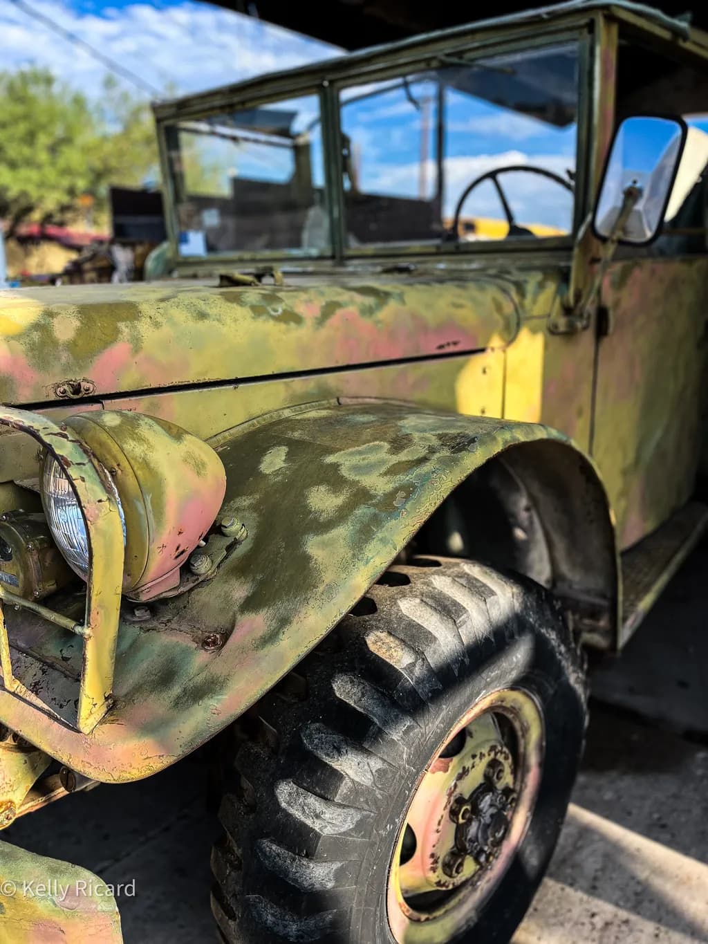 Weathered Olive Jeep