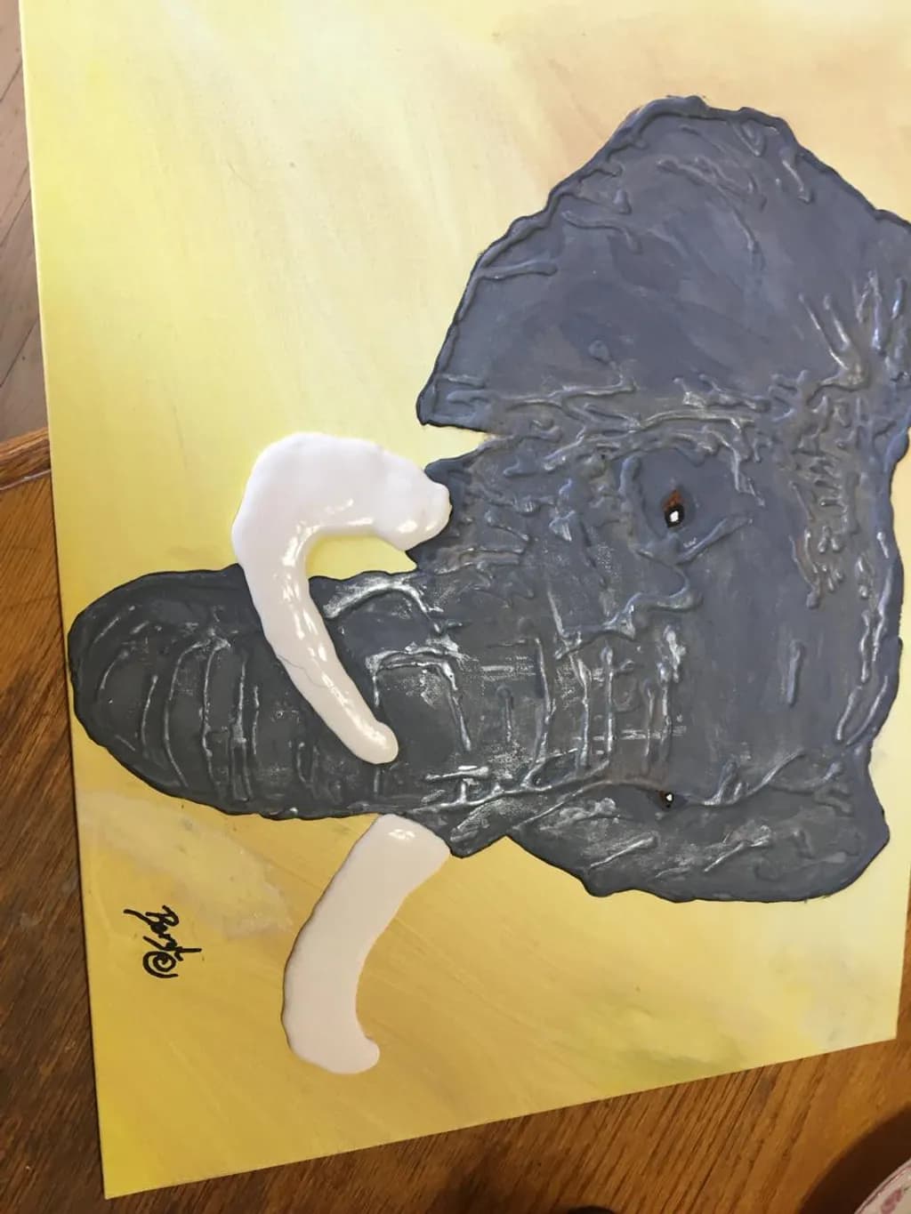Charcoal Elephant Tusk