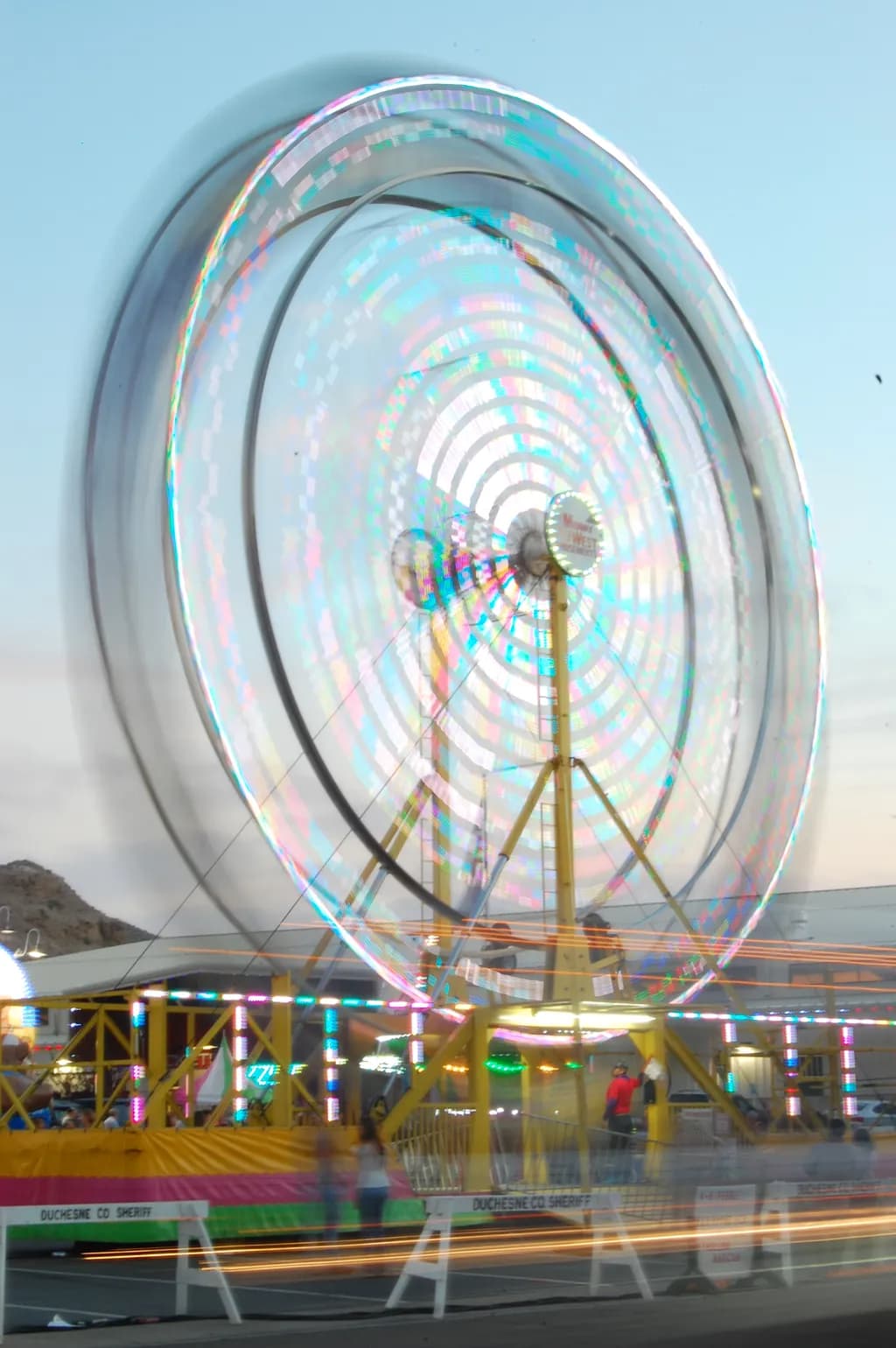At the speed of light