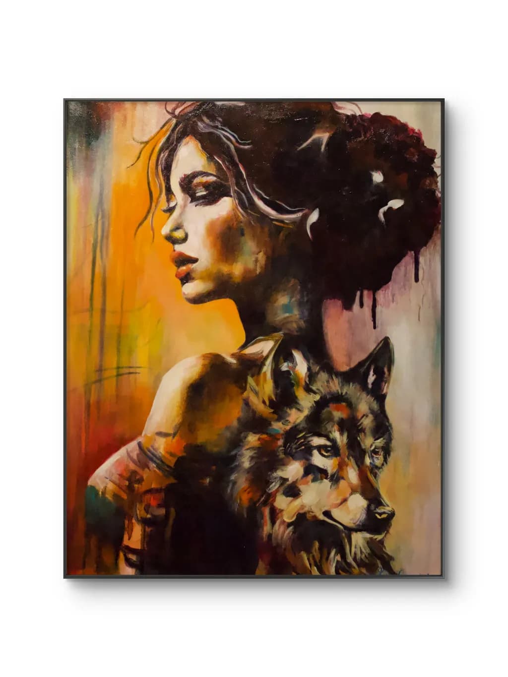 Woman and Wolf