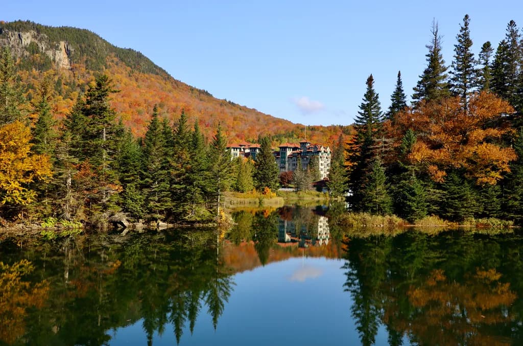 Autumn Mountain Lake Reflection