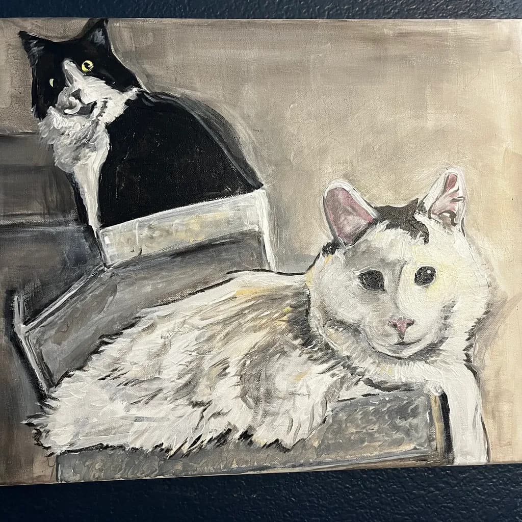 Double Cat Portrait