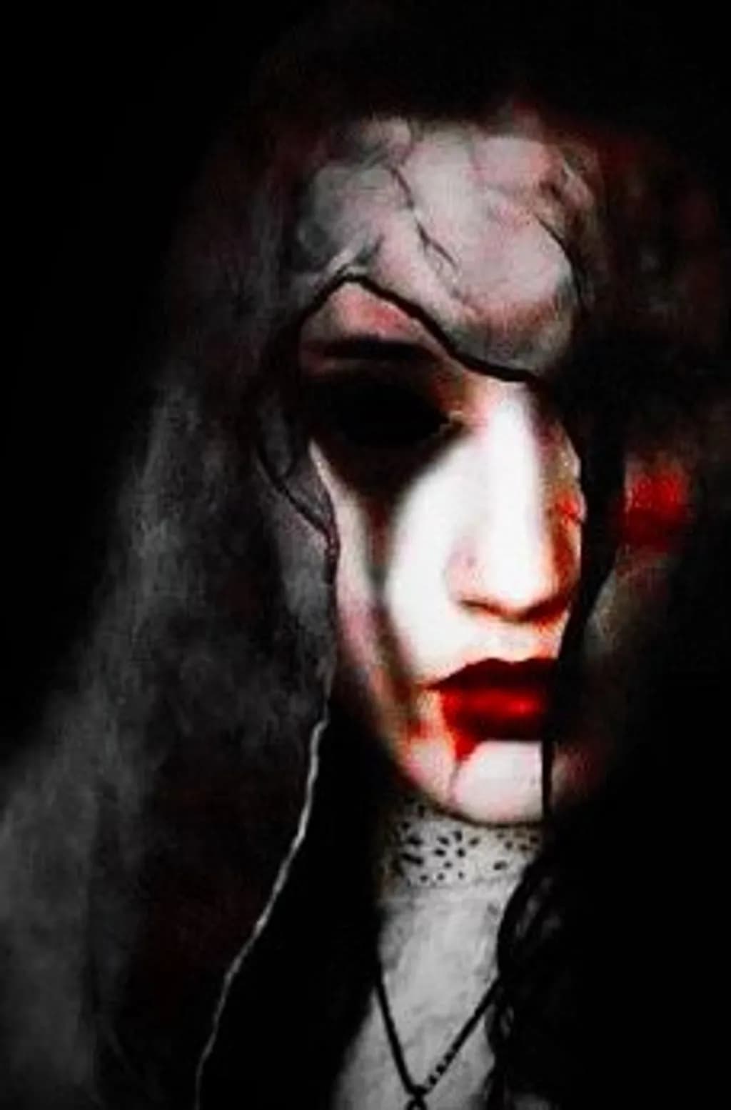 Gothic Crimson Portrait