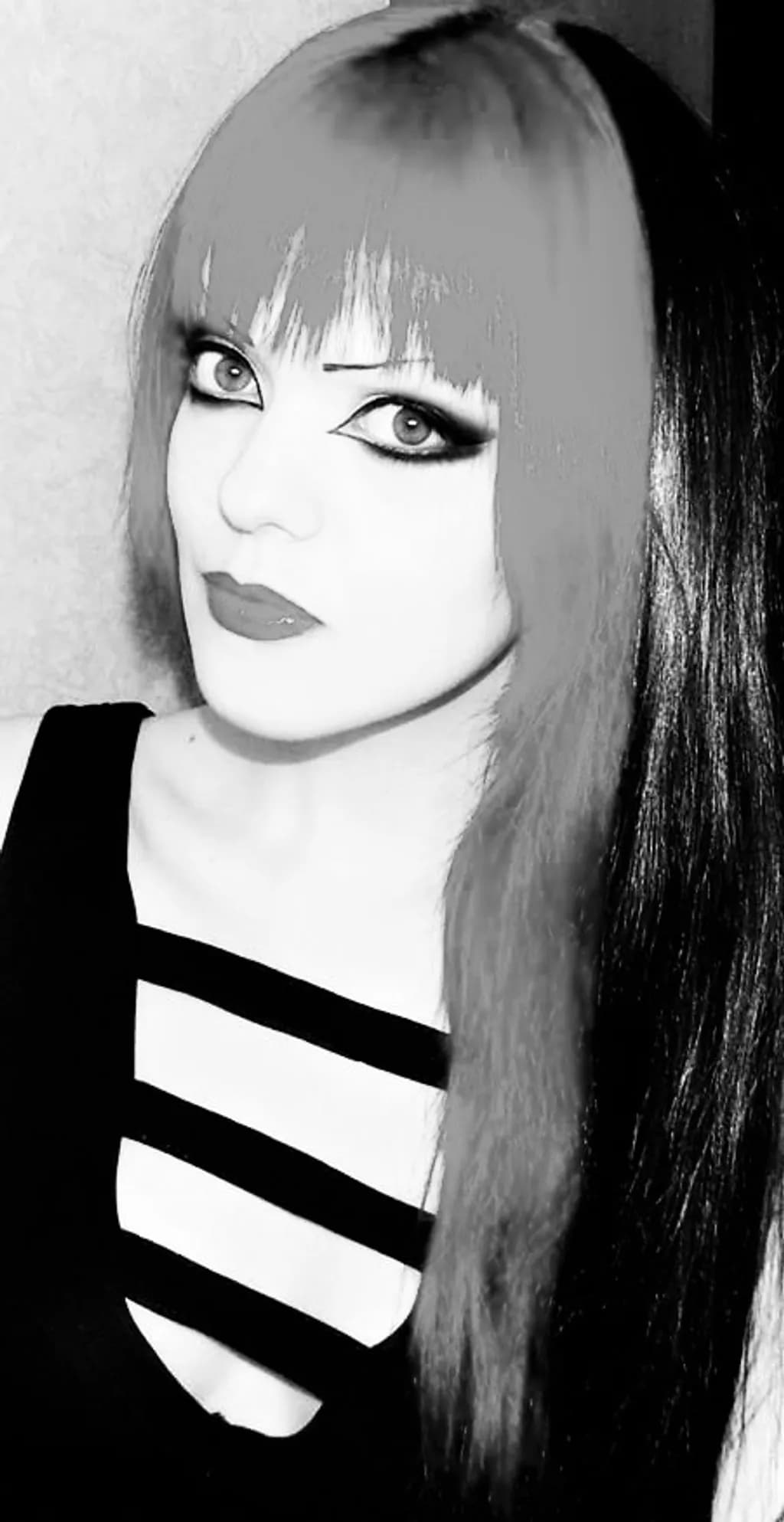 Monochrome Fringe Portrait