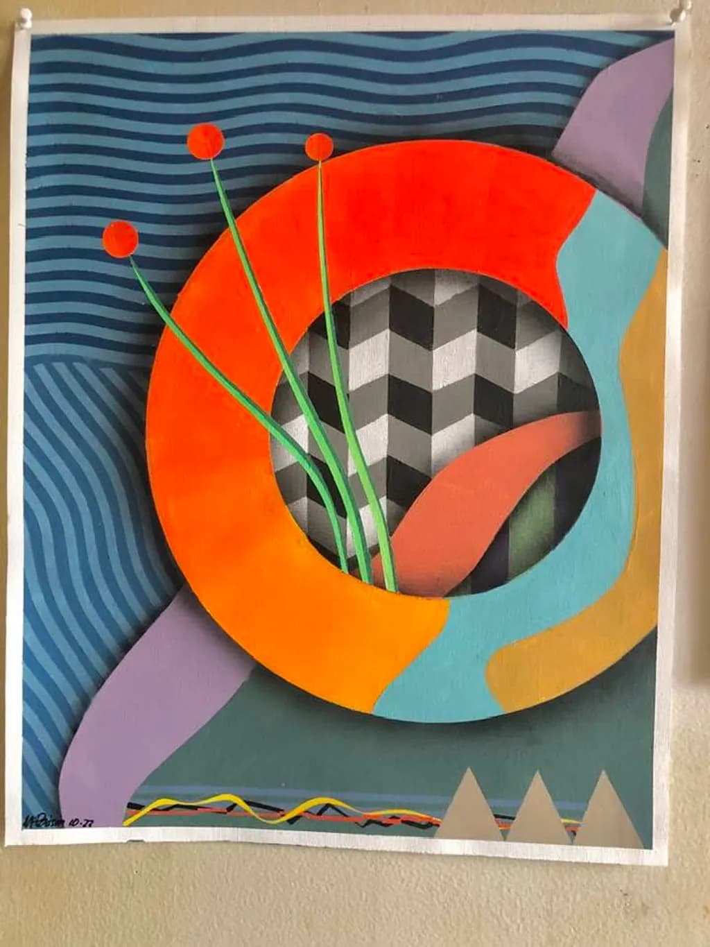 Checkerboard Garden Orbit