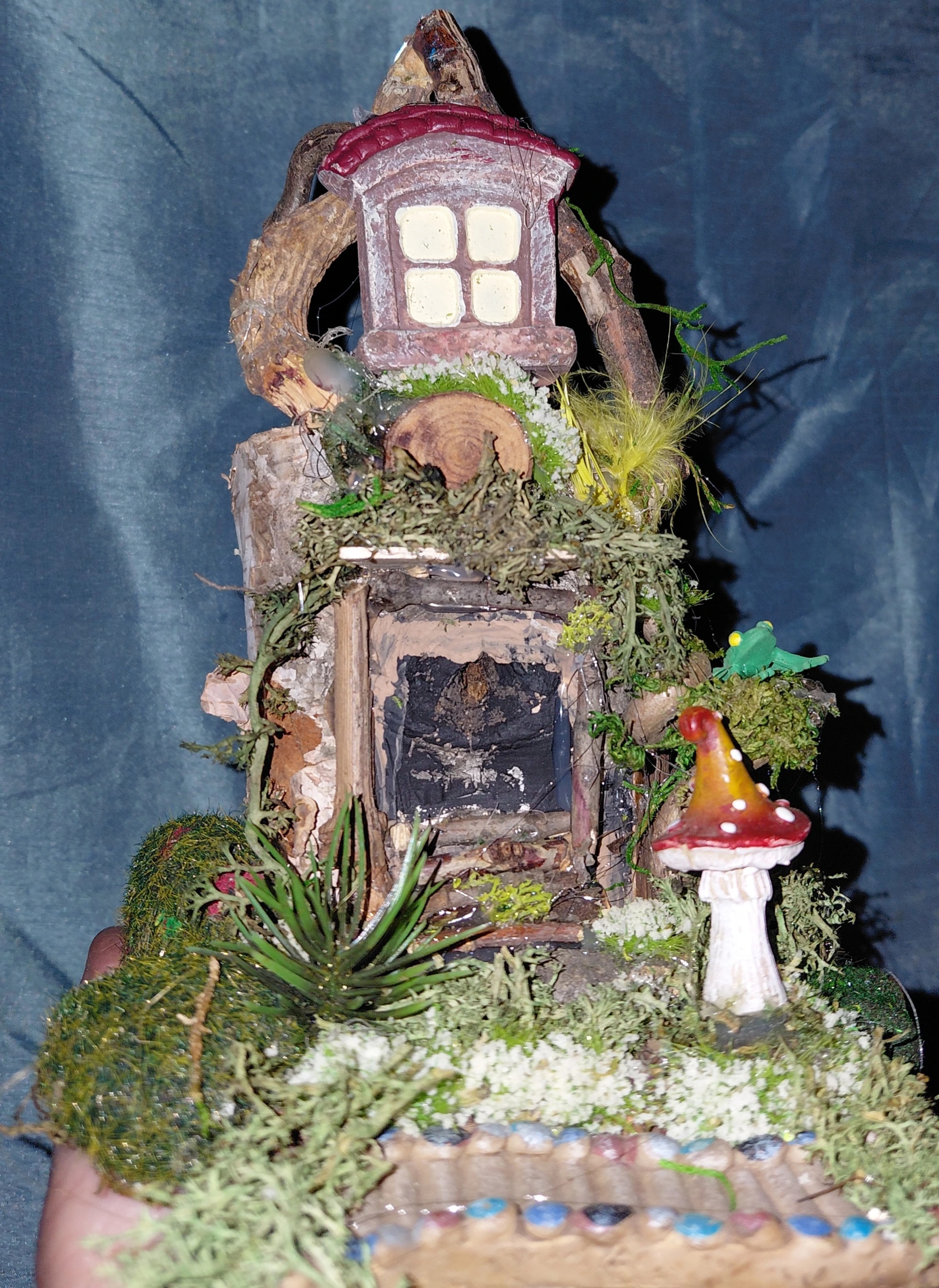 Mossy Woodland Fairy House