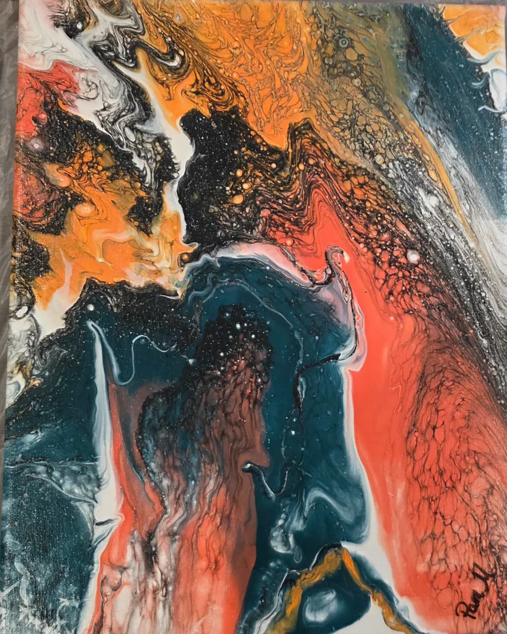 Molten Teal Currents