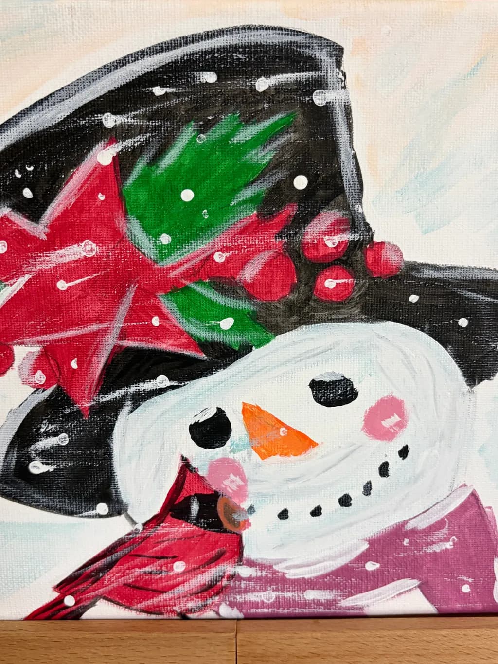 Snowman Christmas Bloom