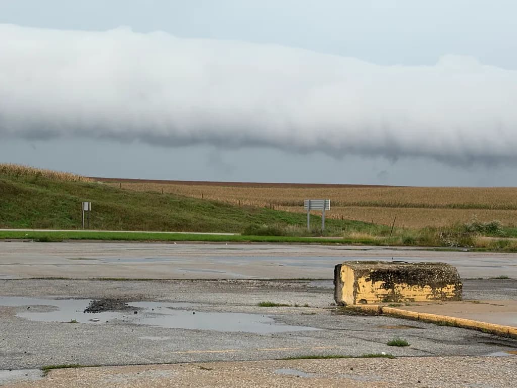 Stormfront Over the Cornfield