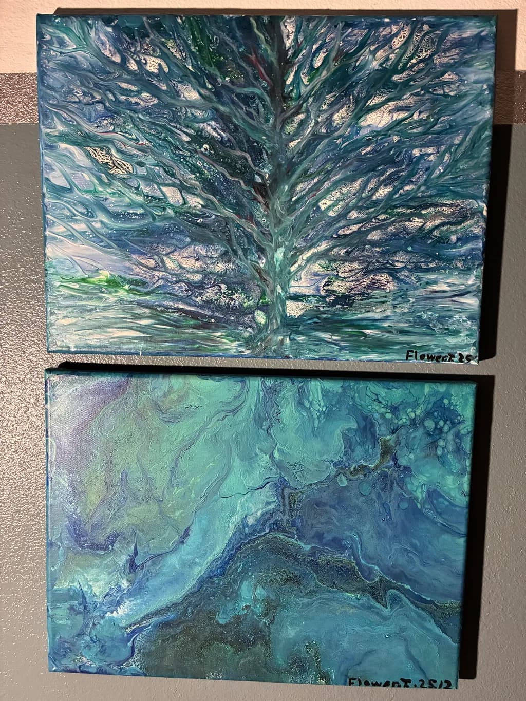 Blue-Green Tree Flow