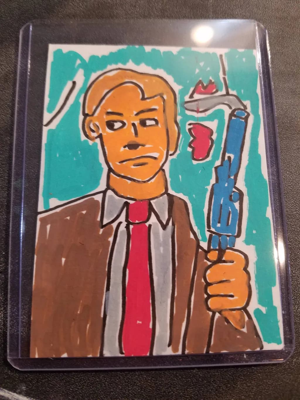 Crime Auction Art Card