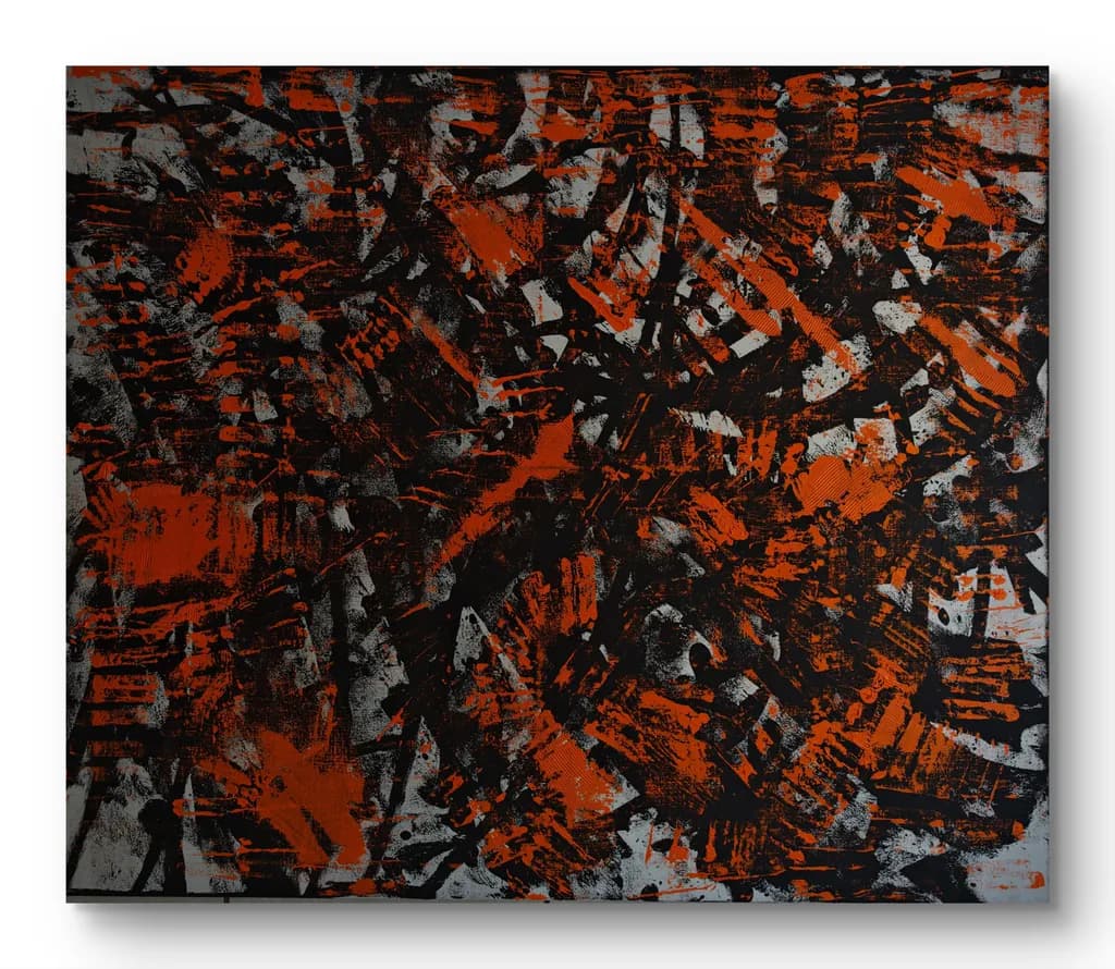 Orange Black Fracture