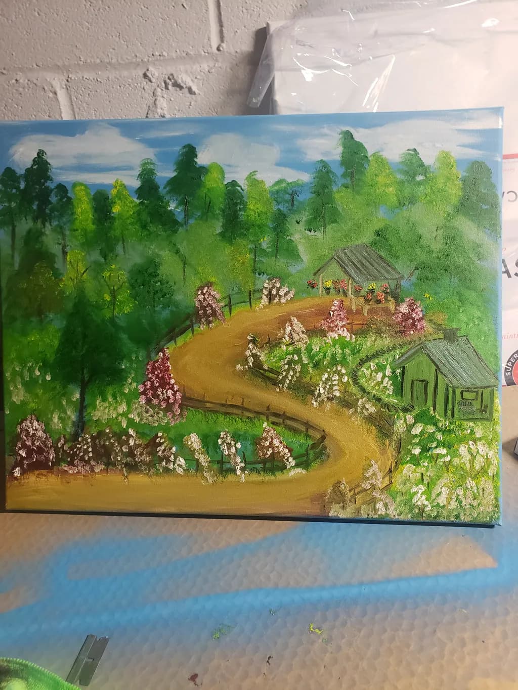 Forest Cottage Flower Path