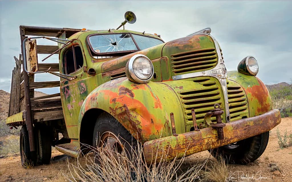 Weathered Desert Truck