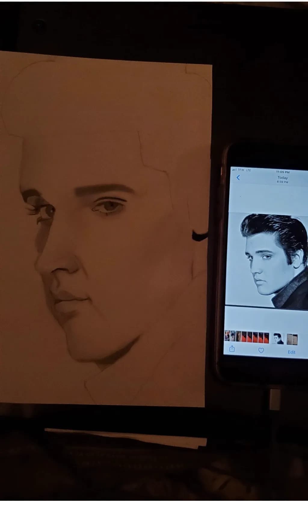 Elvis Presley Portrait