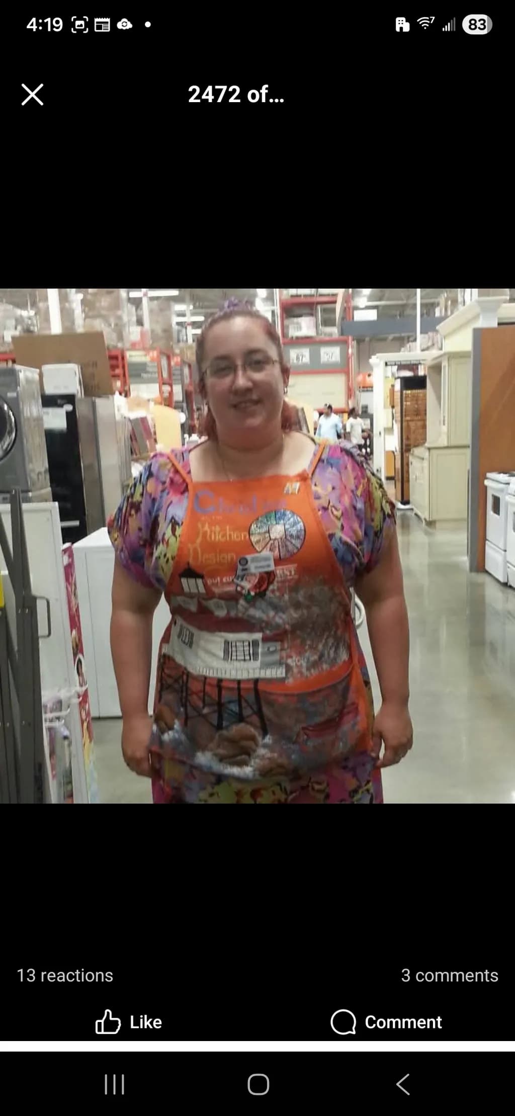 Colorful Apron Portrait
