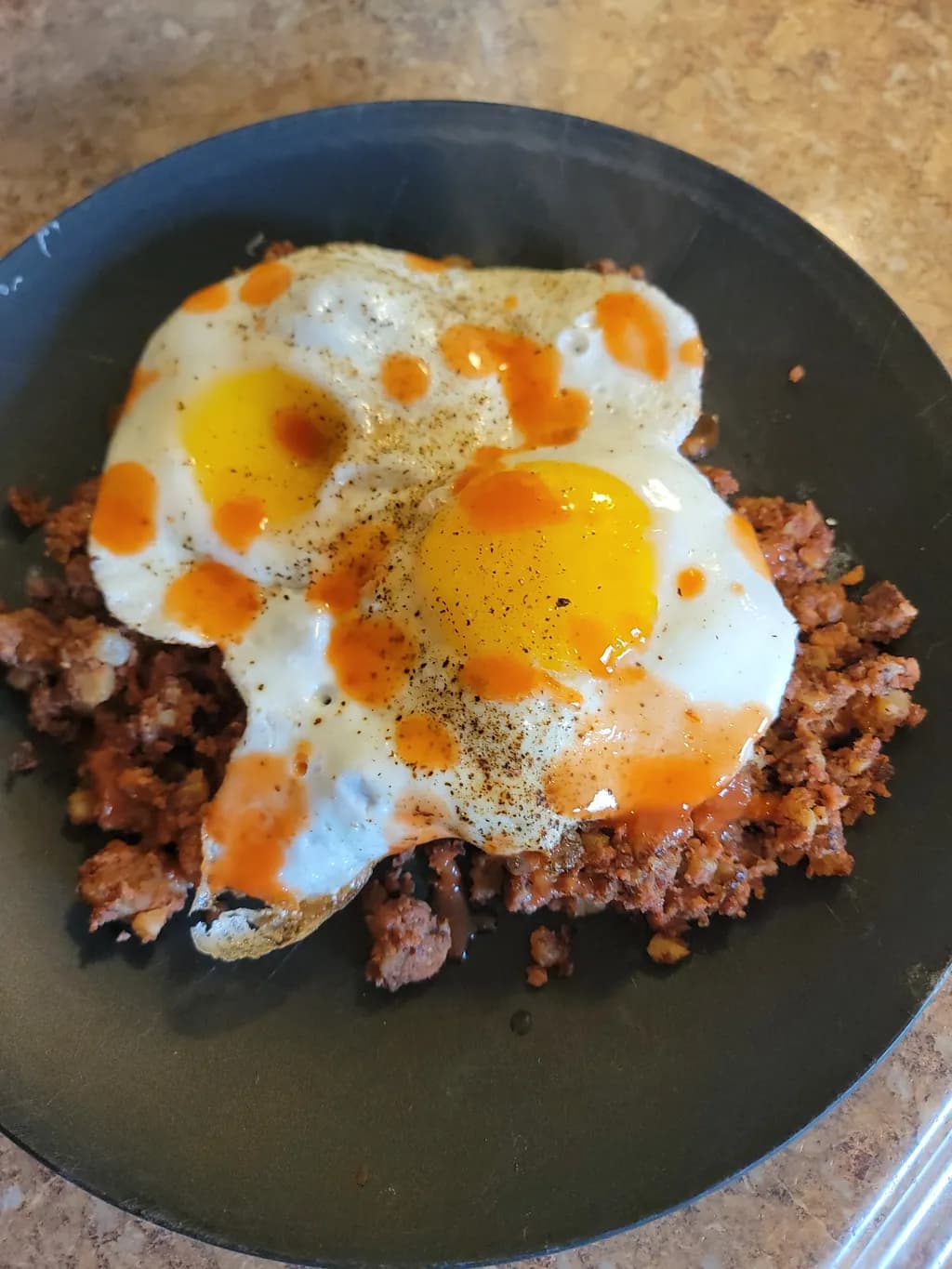 Hot Sauce Breakfast Eggs