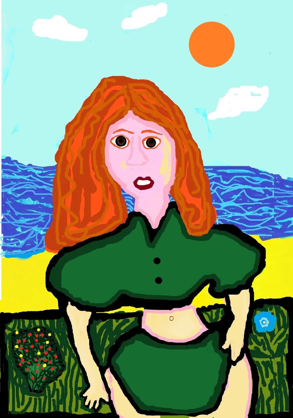 Sunset Seaside Portrait