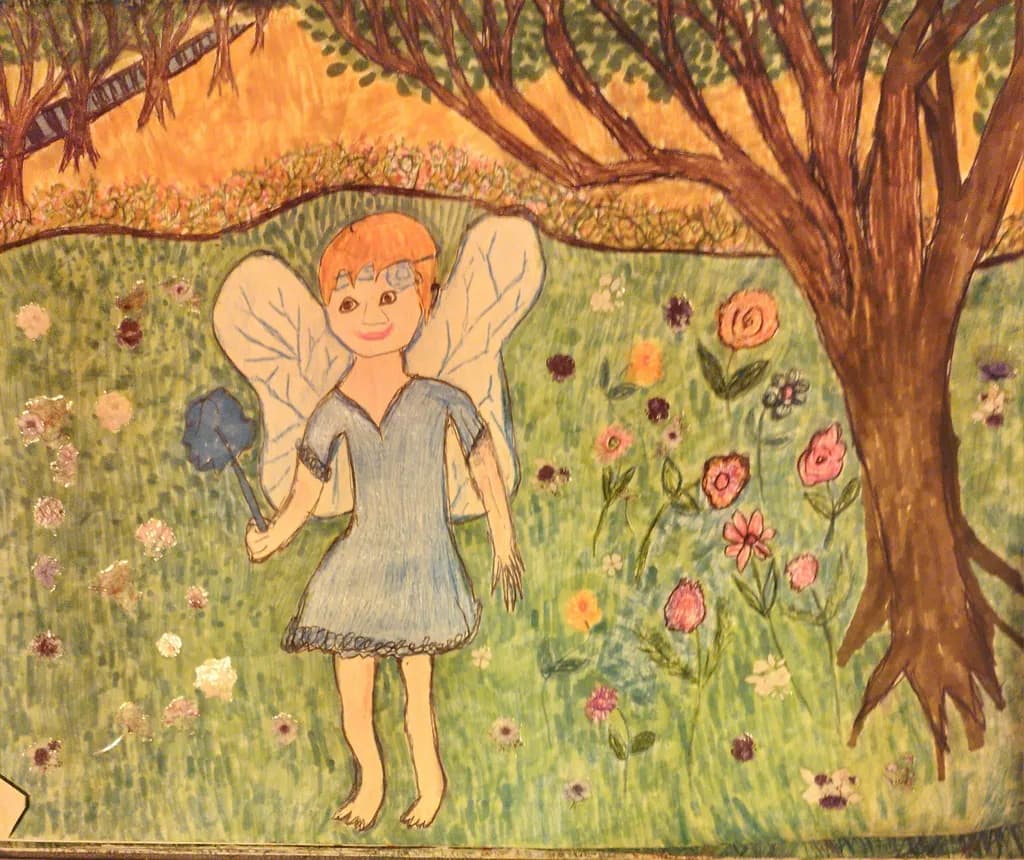 Girl in the Flower Meadow