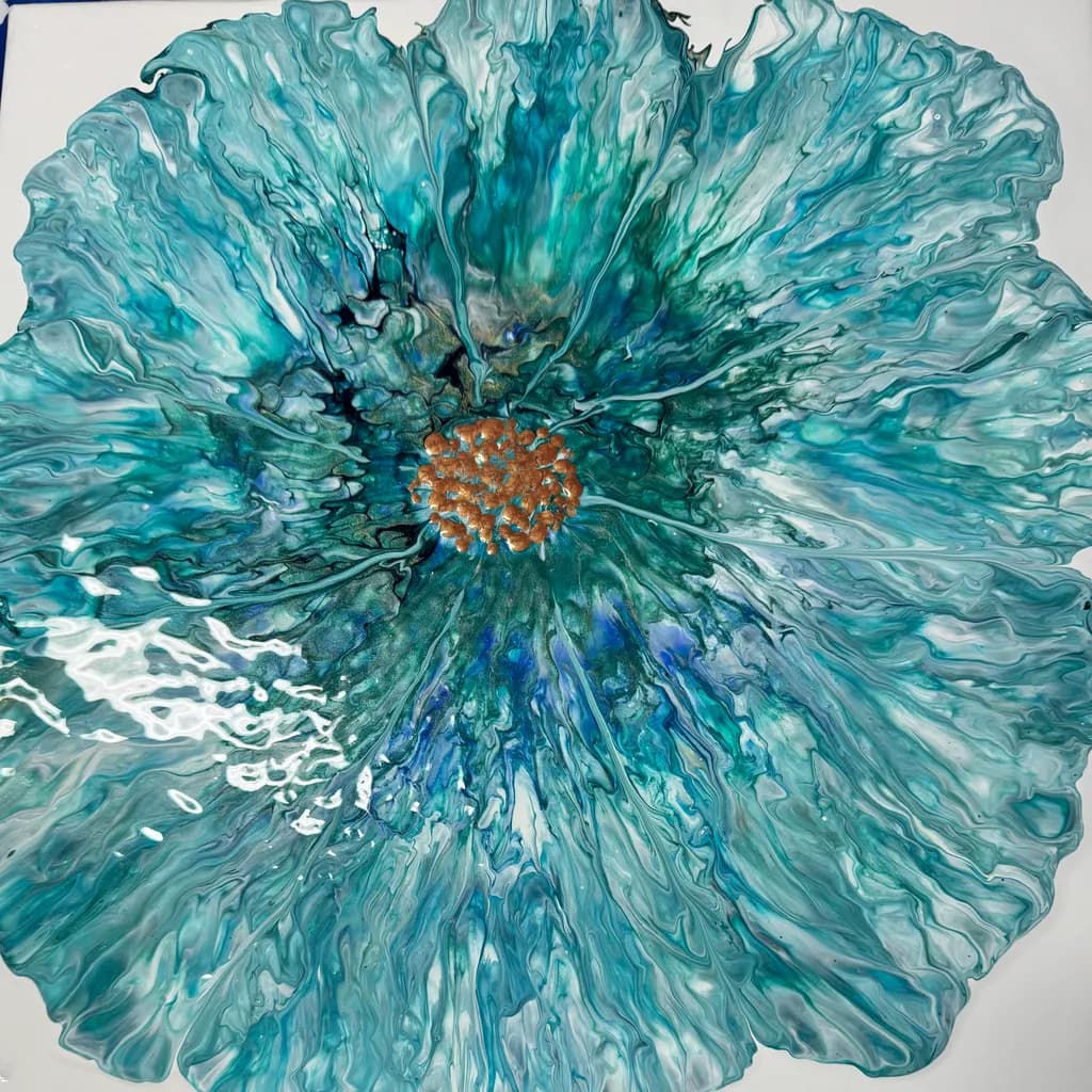 Turquoise Bloom Radiance