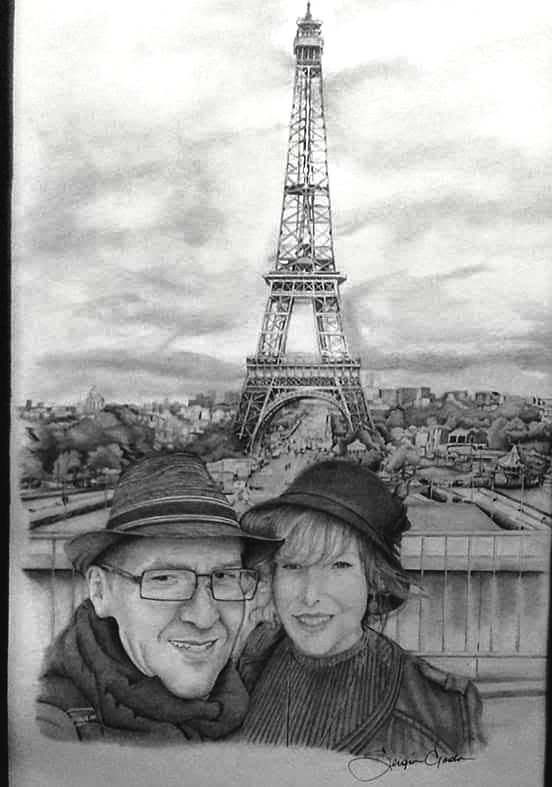 Paris Tower Portrait