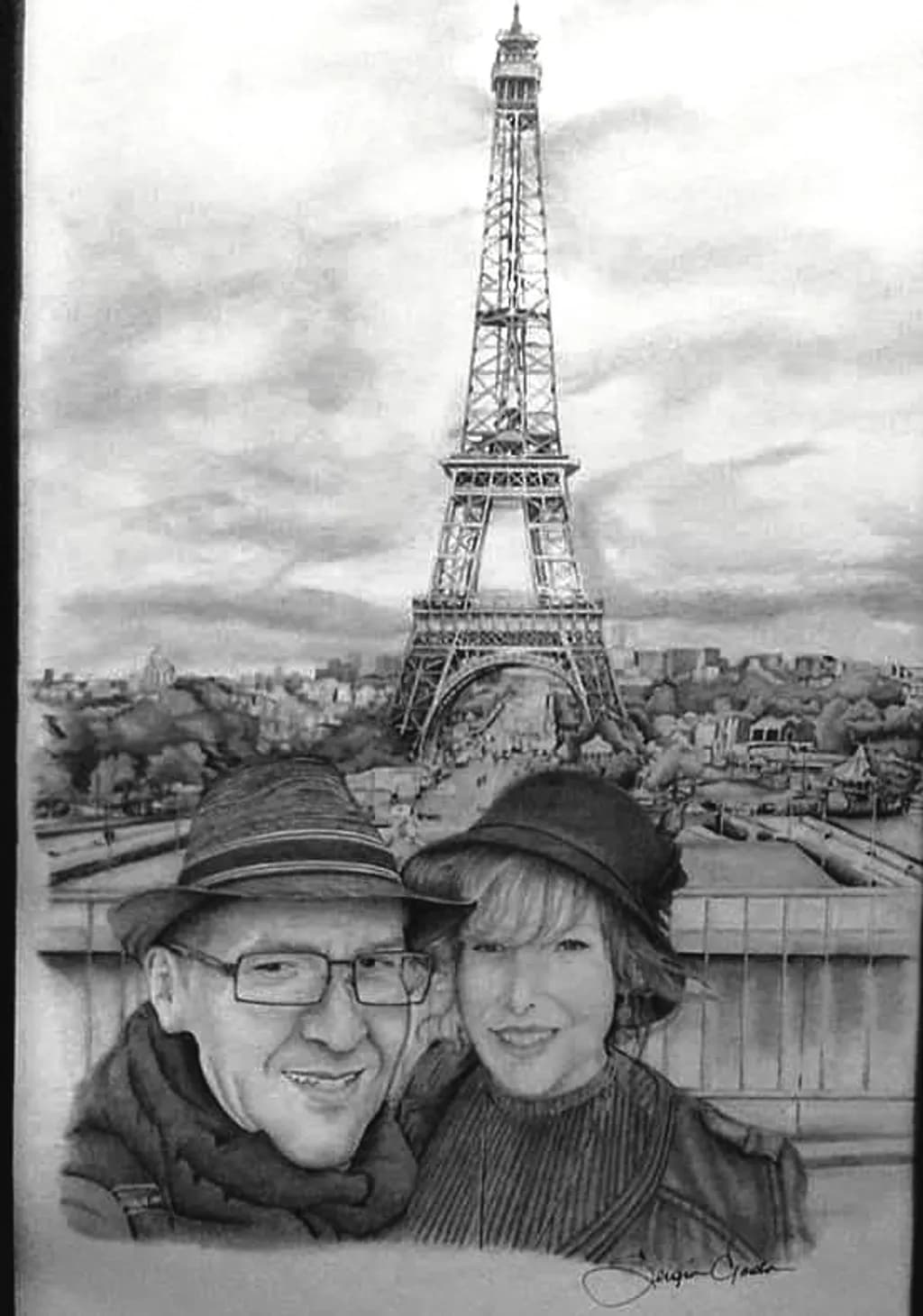 Paris Tower Portrait