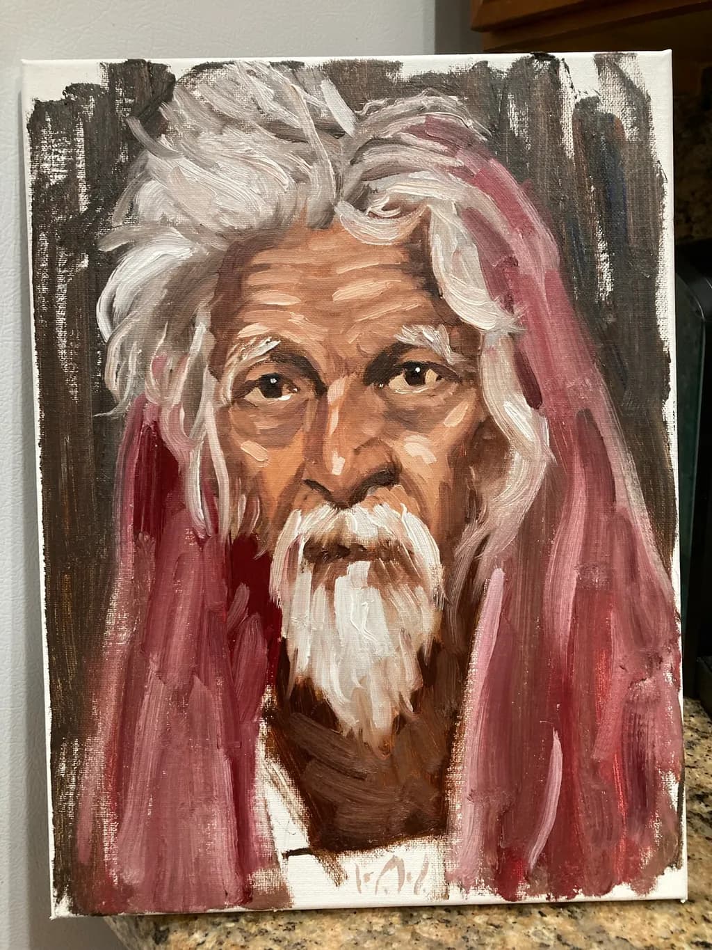 The Elder in Crimson