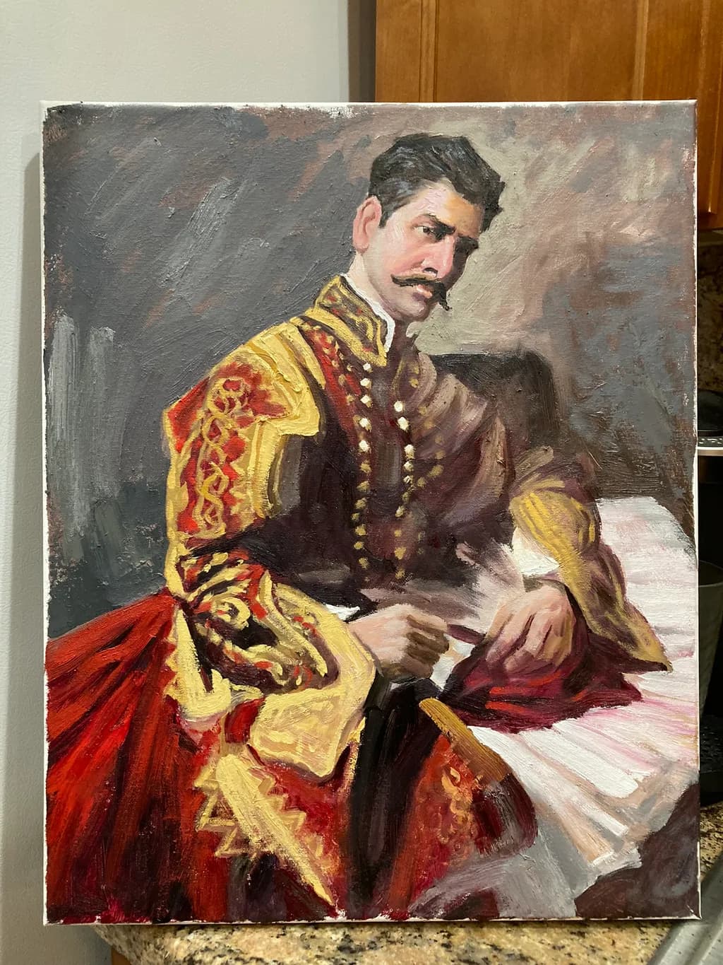 Matador in Gold and Crimson