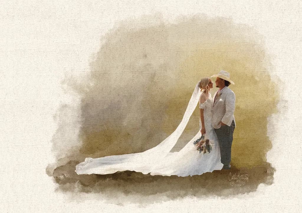 Veiled Wedding Portrait