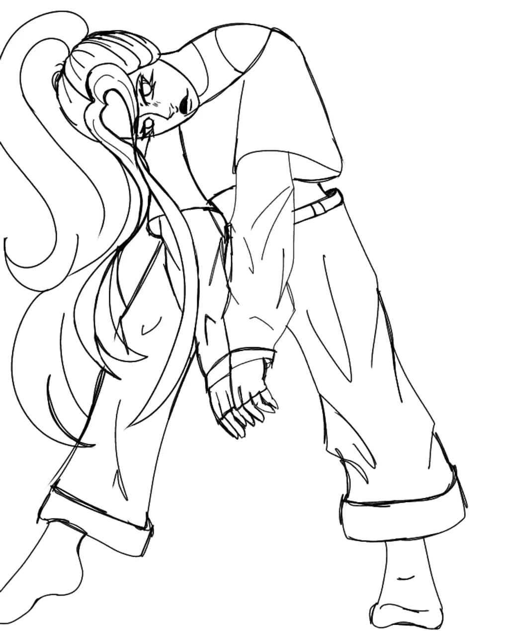 Oversized Hoodie Portrait